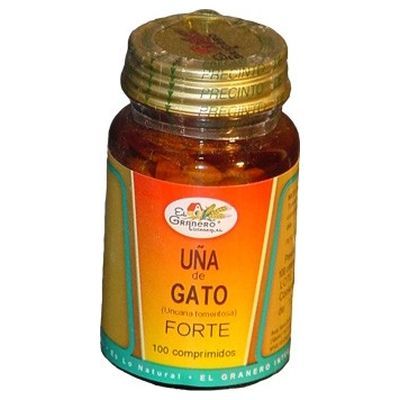 Complemento alimenticio UÑA DE GATO FORTE 400 mg 100 comp, antiinflamatorio y sistema inmunológico.